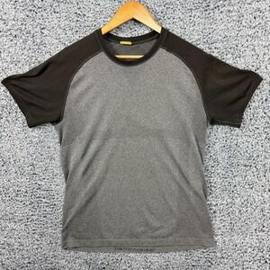 Lululemon Shirt Mens Medium Gray Metal Vent Tech Athletic Running Tee M